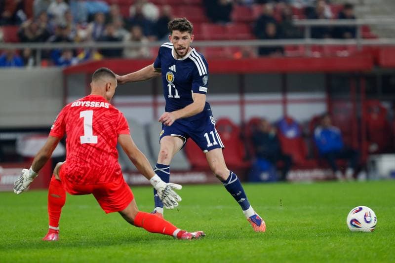 Football. 2026 FIFA World Cup Qualifiers. Greece - Scotland. 15.11.2025