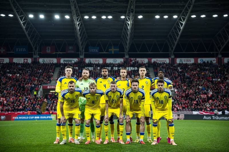 Football. FIFA World Cup Qualifier. Switzerland - Sweden. 15.11.2025