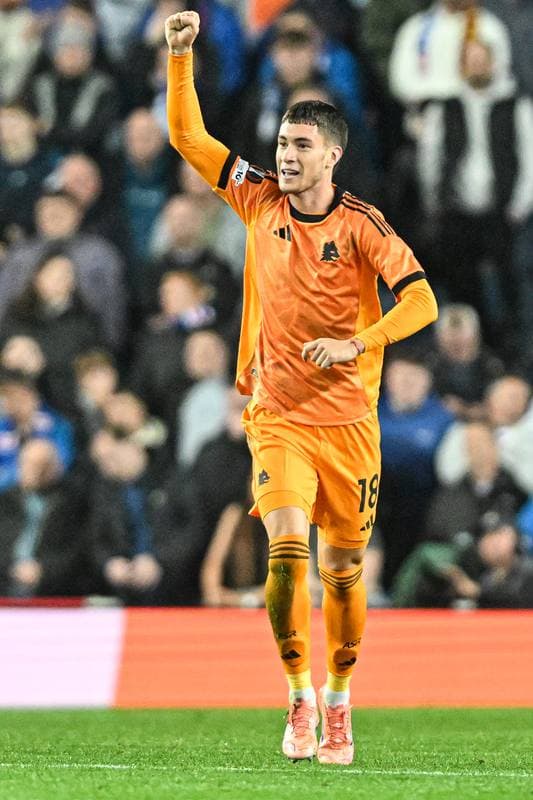 Football. UEFA Europa League. Rangers - A.S. Roma. 06.11.2025