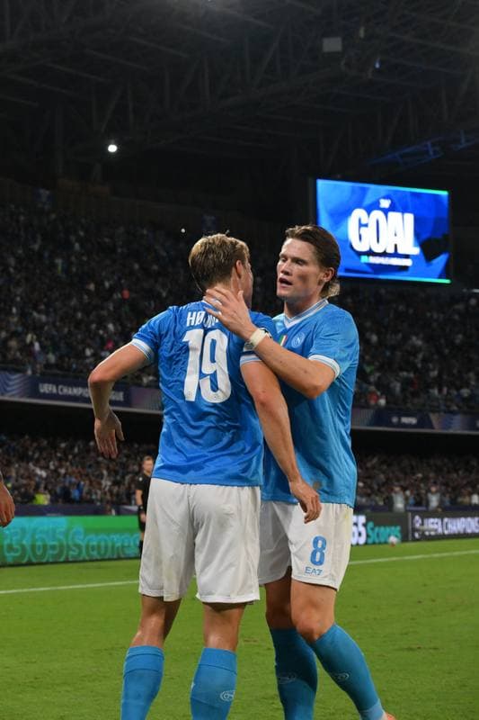 Football. UEFA Champions League. Napoli - Sporting CP. 01.10.2025