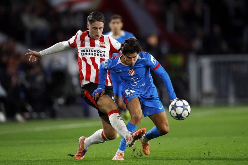 Football. UEFA Champions League. PSV Eindhoven - Atletico Madrid. 09.12.2025