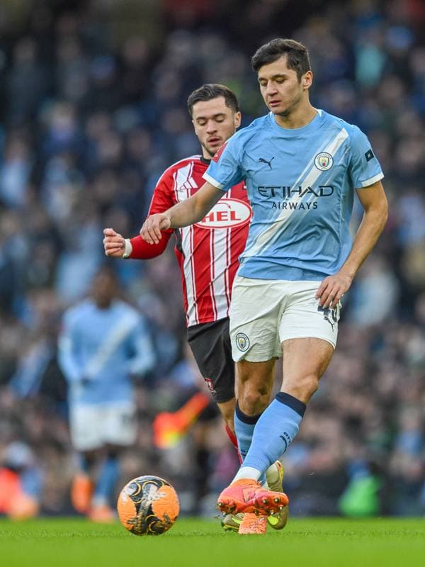 Football. Emirates FA Cup. Manchester City - Exeter City. 10.01.2026