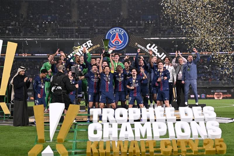Football. Trophee des Champions. Paris Saint-Germain - Olympique de Marseille. 08.01.2026