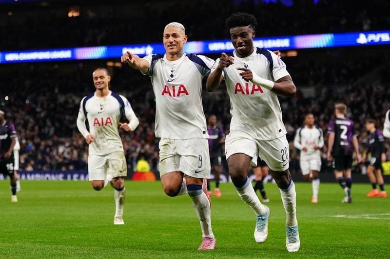 Football. UEFA Champions League. Tottenham Hotspur - Slavia Prague. 09.12.2025