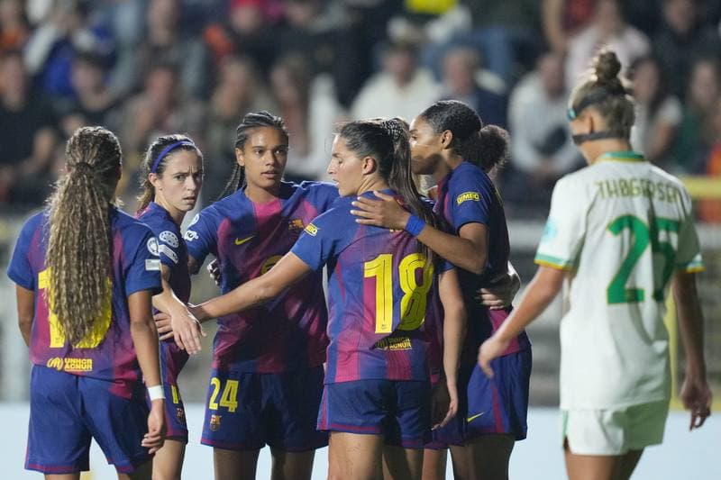 Football. UEFA Women's Champions League. AS Roma - FC Barcelona. 15.10.2025