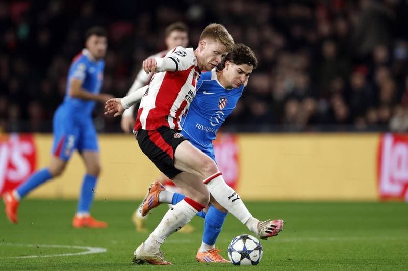 Football. UEFA Champions League. PSV Eindhoven - Atletico Madrid. 09.12.2025