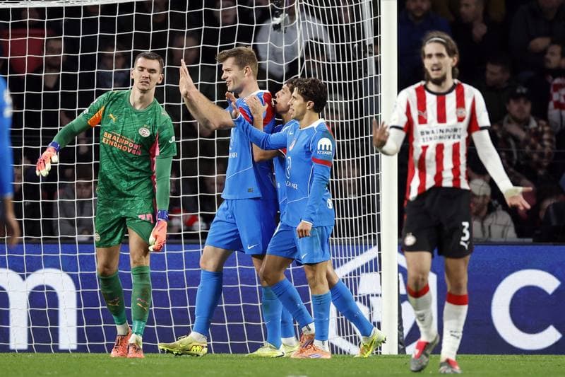 Football. UEFA Champions League. PSV Eindhoven - Atletico Madrid. 09.12.2025