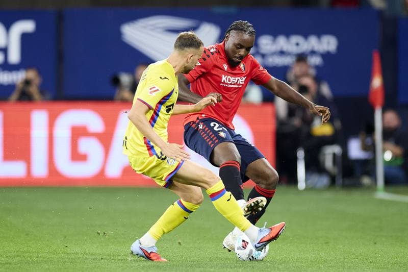Football. La Liga. CA Osasuna - Getafe CF. 03.10.2025