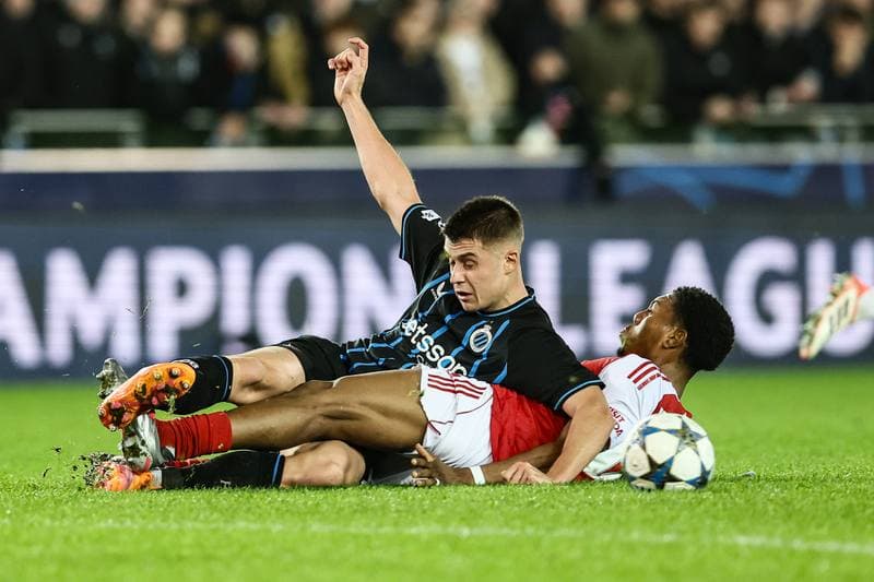 Football. UEFA Champions League. Club Brugge - Arsenal. 10.12.2025