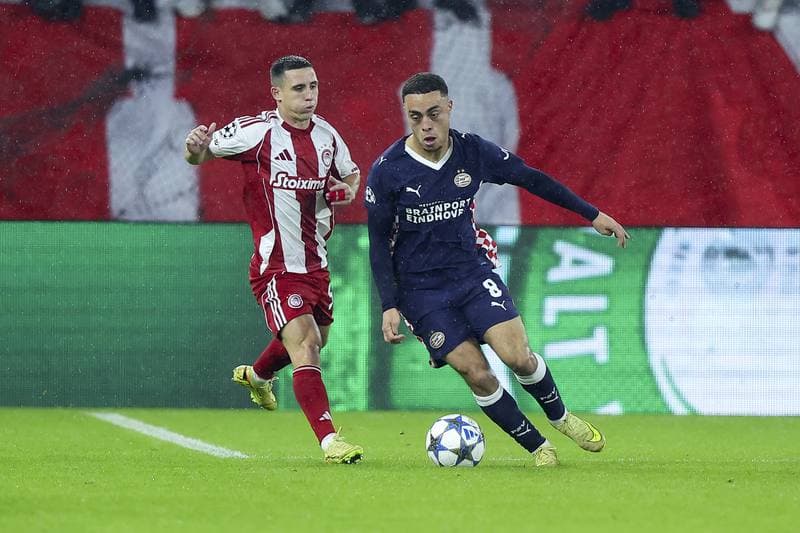Football. UEFA Champions League. Olympiacos - PSV Eindhoven. 04.11.2025