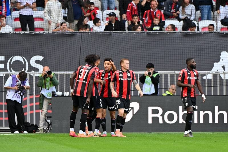 Football. Ligue 1 McDonald's. OGC Nice - Olympique Lyonnais. 18.10.2025