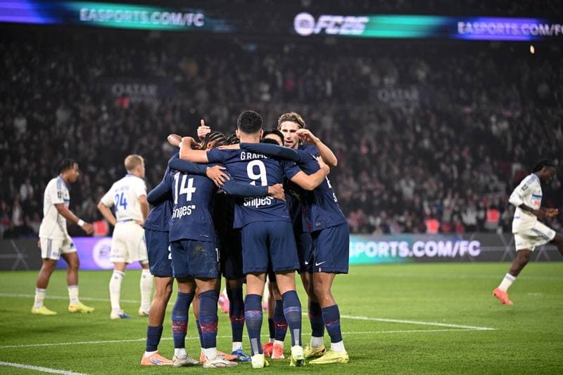 Football. Ligue 1. Paris Saint-Germain - RC Strasbourg Alsace. 17.10.2025