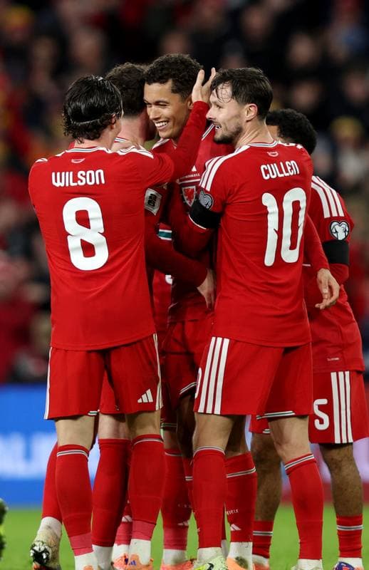 Football. 2026 FIFA World Cup Qualifiers. Wales - North Macedonia. 18.11.2025