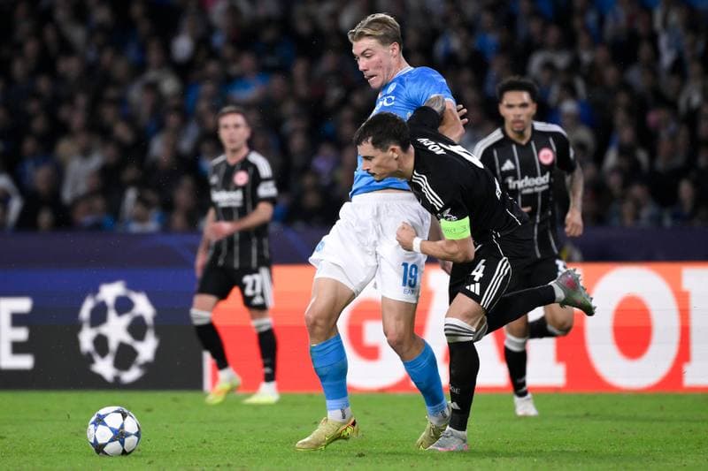 Football. UEFA Champions League. SSC Napoli - Eintracht Frankfurt. 04.11.2025