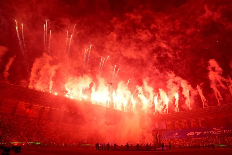 Football. EA Sports FC Supercup. Napoli - Bologna. 22.12.2025