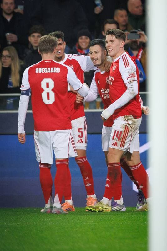 Football. UEFA Champions League. Club Brugge - Arsenal. 10.12.2025