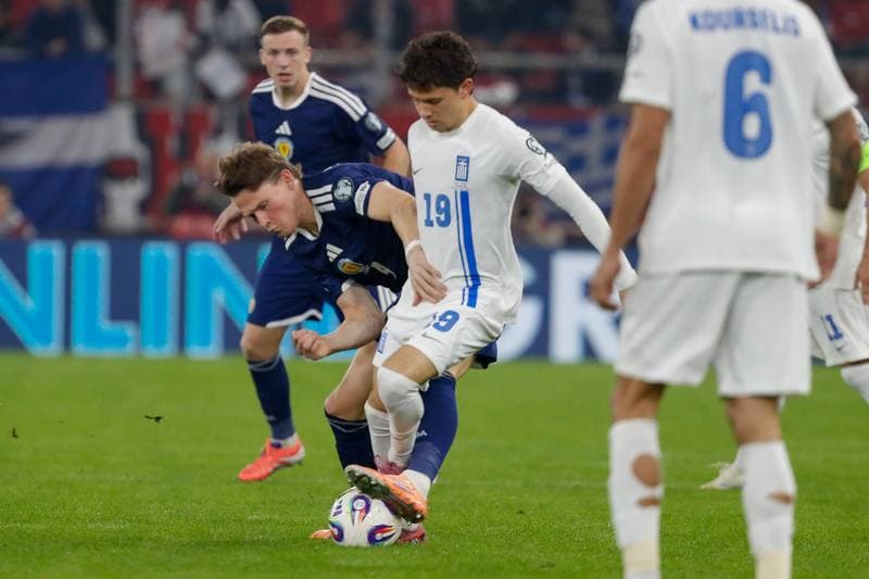 Football. 2026 FIFA World Cup Qualifiers. Greece - Scotland. 15.11.2025