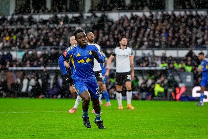 Football. Emirates FA Cup. Derby County - Leeds United. 11.01.2026