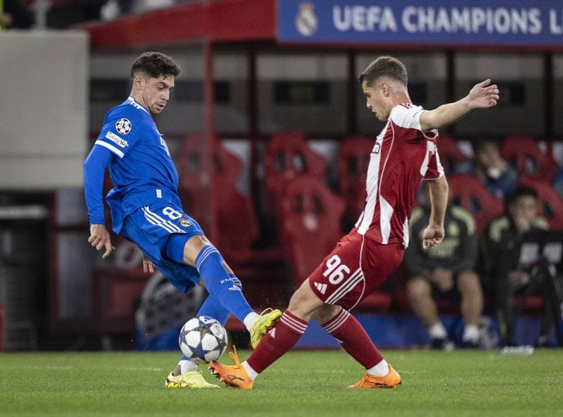 Football. UEFA Champions League. Olympiacos - Real Madrid. 26.11.2025