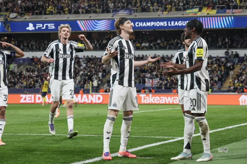 Football. UEFA Champions League. Royale Union Saint-Gilloise - Newcastle United. 01.10.2025
