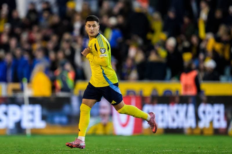 Football. FIFA World Cup Qualifier. Sweden - Kosovo. 13.10.2025