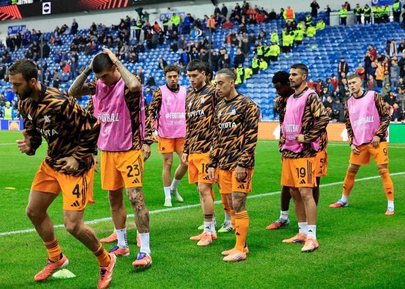 Football. UEFA Europa League. Rangers - A.S. Roma. 06.11.2025