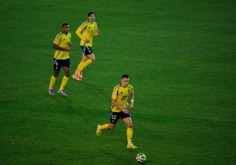 Football. FIFA World Cup Qualifier. Sweden - Kosovo. 13.10.2025