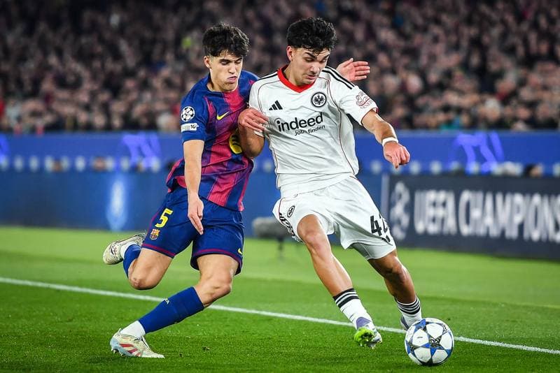 Football. UEFA Champions League. FC Barcelona - Eintracht Frankfurt. 09.12.2025