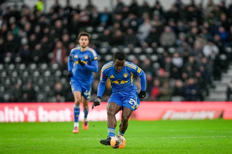 Football. Emirates FA Cup. Derby County - Leeds United. 11.01.2026