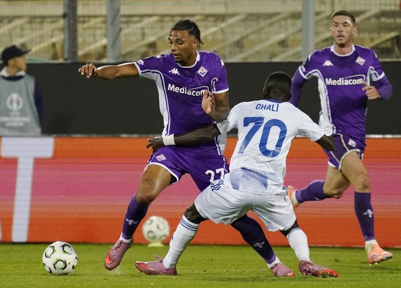 Football. UEFA Europa Conference League. Fiorentina - Sigma. 02.10.2025