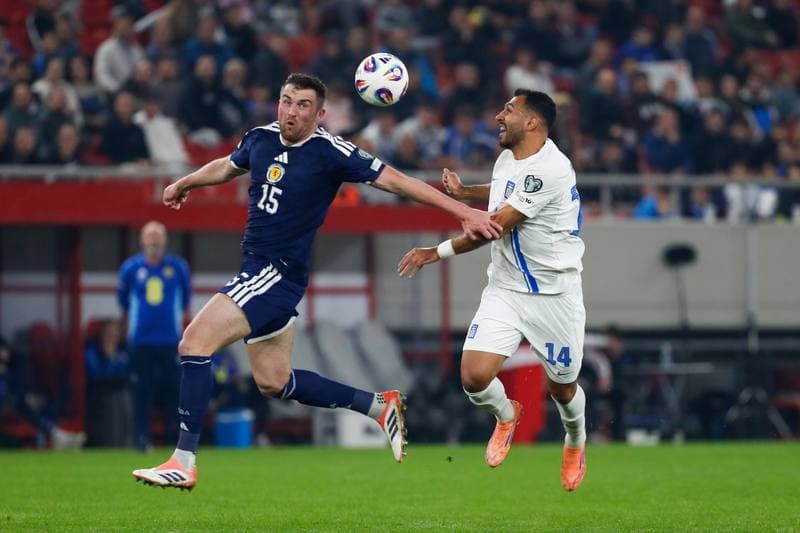 Football. 2026 FIFA World Cup Qualifiers. Greece - Scotland. 15.11.2025
