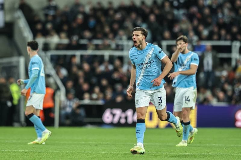 Football. Premier League. Newcastle United - Manchester City. 21.11.2025