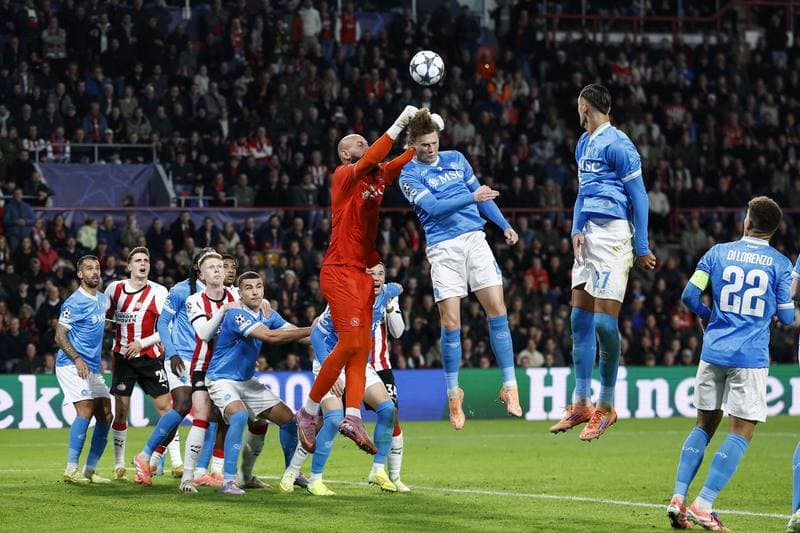 Football. UEFA Champions League. PSV Eindhoven - Napoli. 21.10.2025