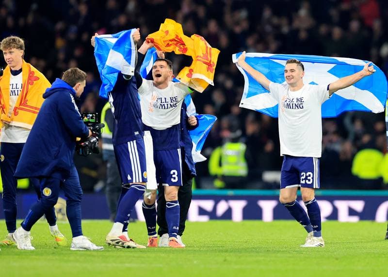 Football. 2026 FIFA World Cup Qualifiers. Scotland - Denmark. 18.11.2025