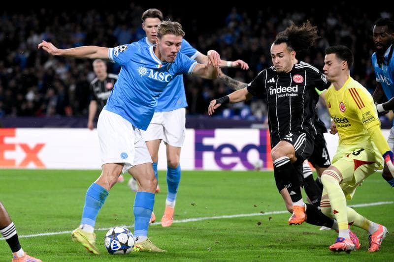 Football. UEFA Champions League. SSC Napoli - Eintracht Frankfurt. 04.11.2025