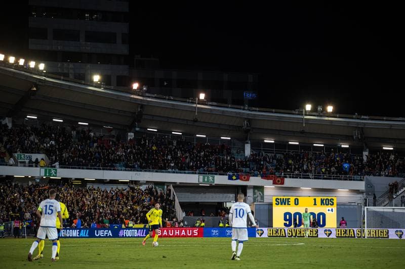 Football. FIFA World Cup Qualifier. Sweden - Kosovo. 13.10.2025