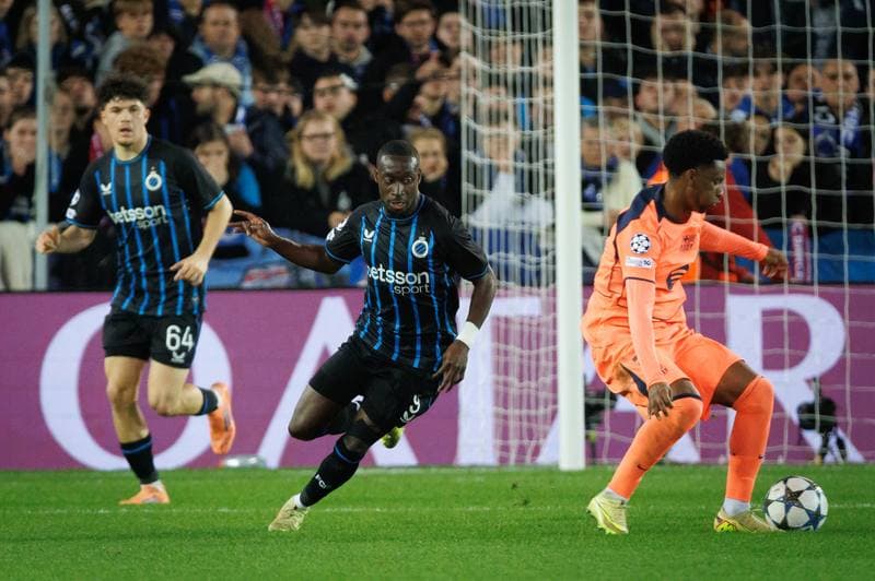 Football. UEFA Champions League. Club Brugge - Barcelona. 05.11.2025
