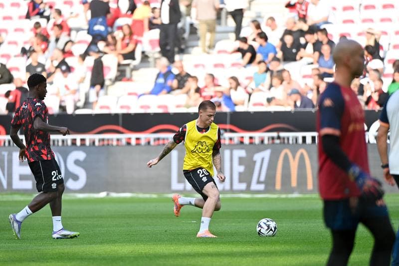 Football. Ligue 1 McDonald's. OGC Nice - Olympique Lyonnais. 18.10.2025