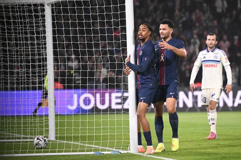 Football. Ligue 1. Paris Saint-Germain - RC Strasbourg Alsace. 17.10.2025