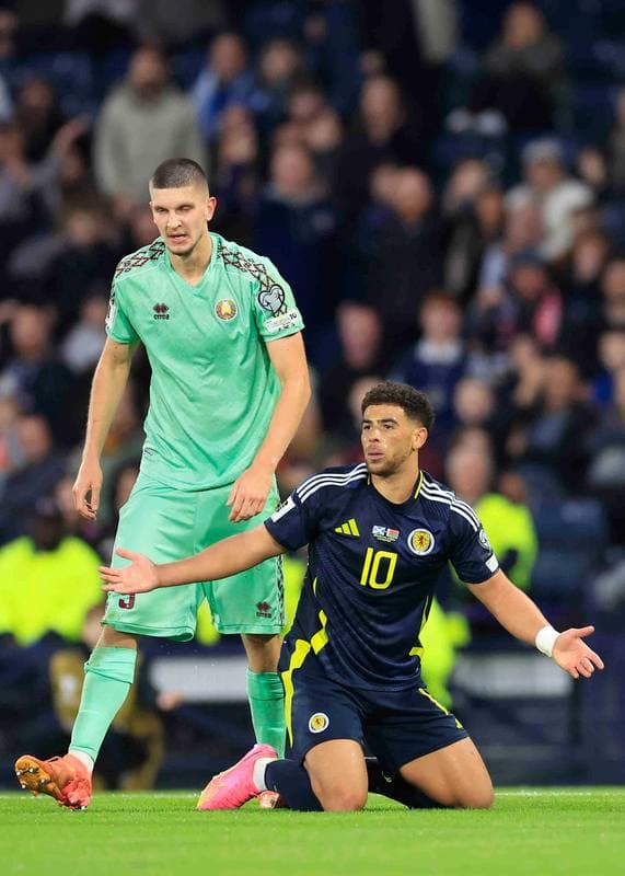 Football. 2026 FIFA World Cup Qualifiers. Scotland - Belarus. 12.10.2025