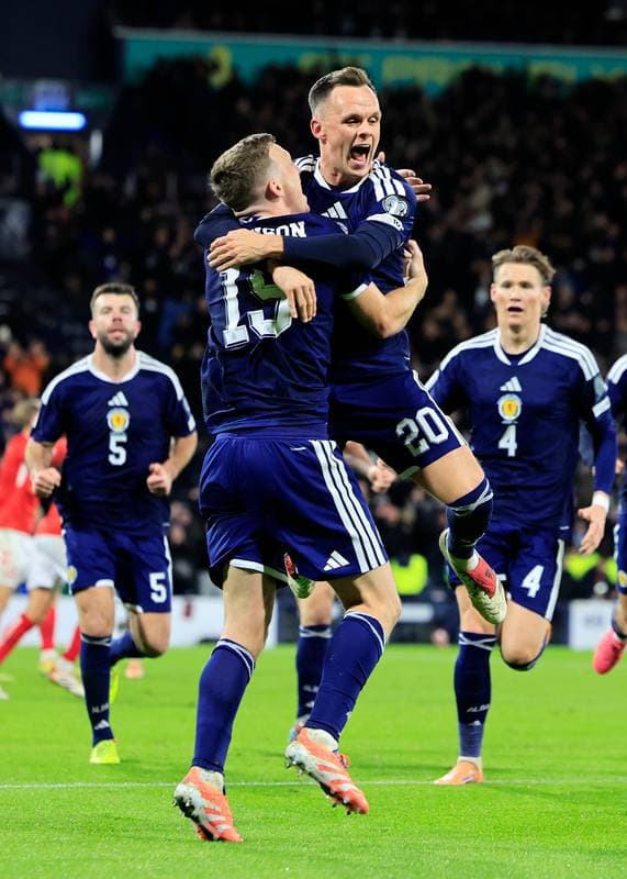 Football. 2026 FIFA World Cup Qualifiers. Scotland - Denmark. 18.11.2025