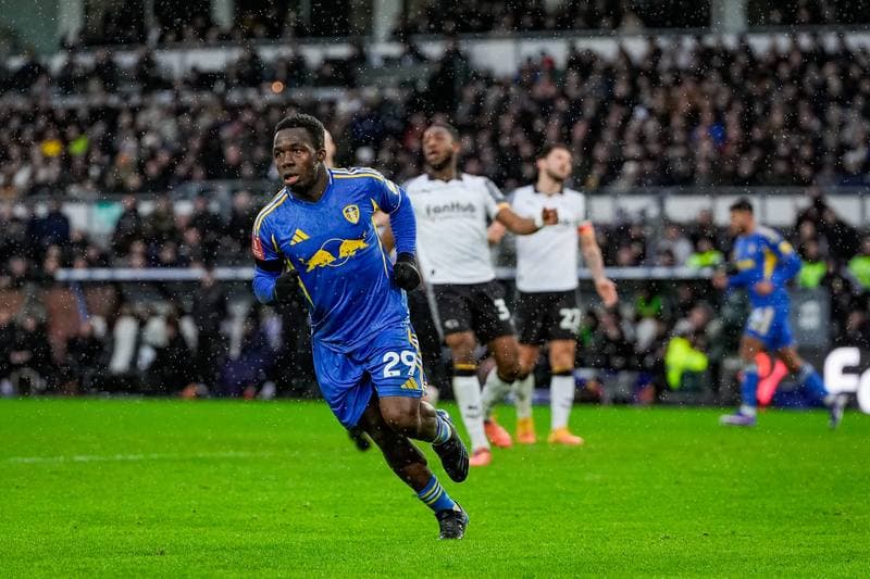 Football. Emirates FA Cup. Derby County - Leeds United. 11.01.2026