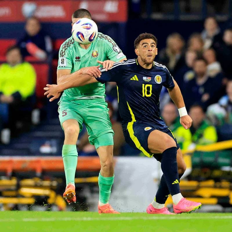Football. 2026 FIFA World Cup Qualifiers. Scotland - Belarus. 12.10.2025