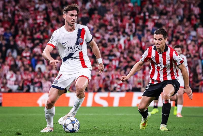 Football. UEFA Champions League. Athletic Club - Paris Saint-Germain. 10.12.2025