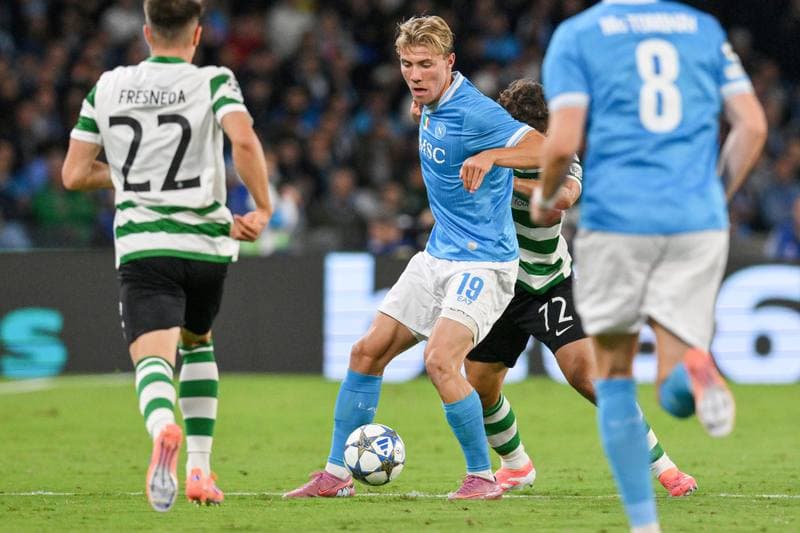 Football. UEFA Champions League. Napoli - Sporting CP. 01.10.2025