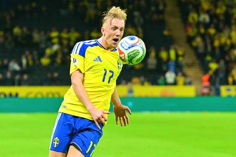 Football. FIFA World Cup Qualifiers. Sweden - Slovenia. 18.11.2025