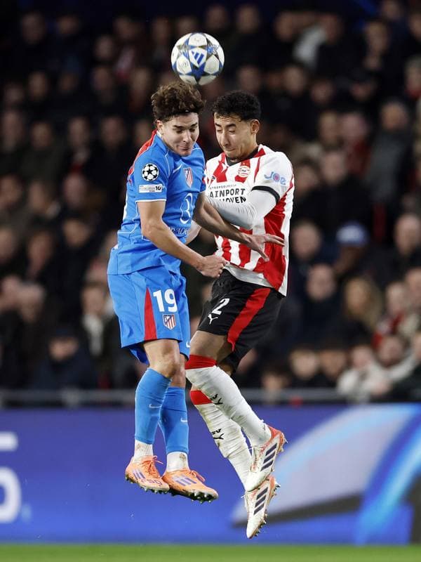 Football. UEFA Champions League. PSV Eindhoven - Atletico Madrid. 09.12.2025