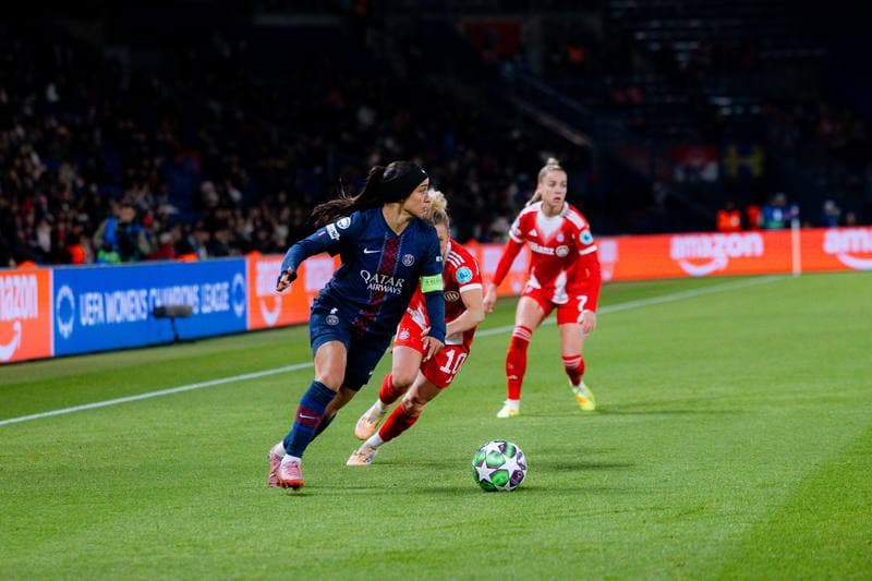 Football. UEFA Women's Champions League. Paris Saint-Germain - FC Bayern Munich. 16.03.2026