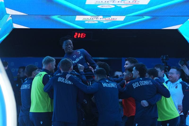 Football. EA Sports FC Supercup. Napoli - Bologna. 22.12.2025