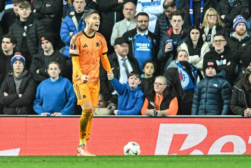 Football. UEFA Europa League. Rangers - A.S. Roma. 06.11.2025